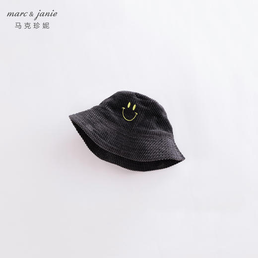 马克珍妮秋装新款 男女童灯芯绒纯棉渔夫帽 宝宝帽子221837 商品图3