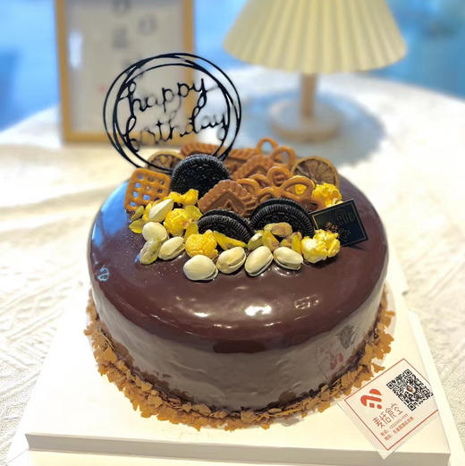 巧克力蛋糕（提前1天预定；巧克力胚➕巧克力奶油➕奥利奥碎榛子酱薄脆夹层） 商品图0