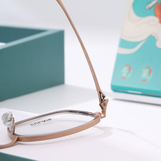 普莱斯眼镜-梦想系列 板材纯钛材质 男女同款 PM6028 三色可选 商品图3