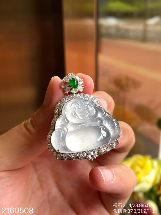 2160508，玻璃佛公吊坠，具体价格微信咨询 商品图1