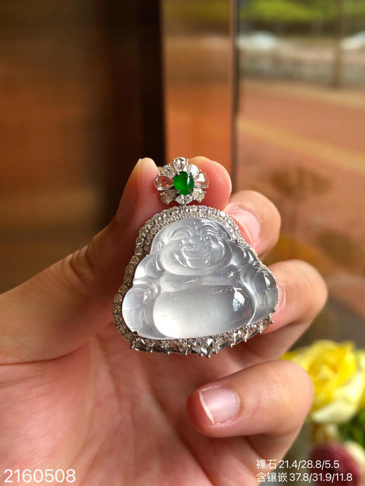 2160508，玻璃佛公吊坠，具体价格微信咨询 商品图2