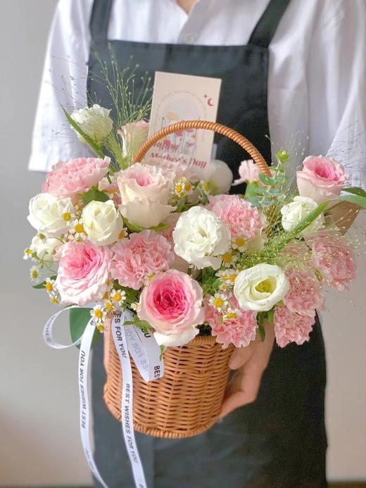 【春晖】鲜花手提篮 商品图0