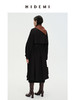 HIDEMI 简约微褶皱设计感廓形风衣 栗子色/黑色 商品缩略图12