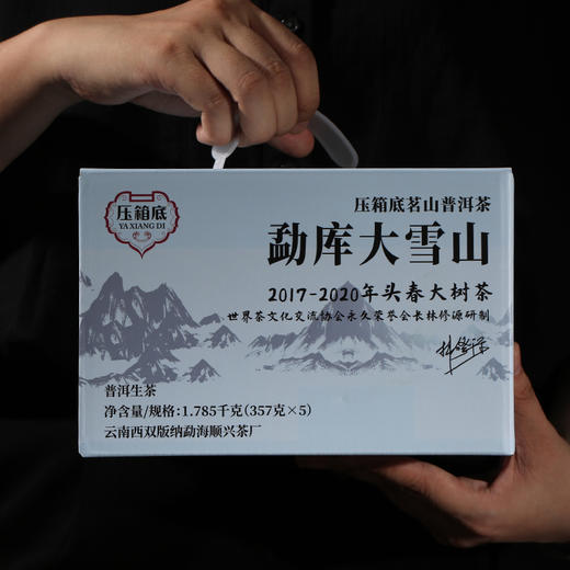 压箱底茗山普洱茶 大雪山 普洱生茶 2017-2020头春大树茶饼茶 商品图2
