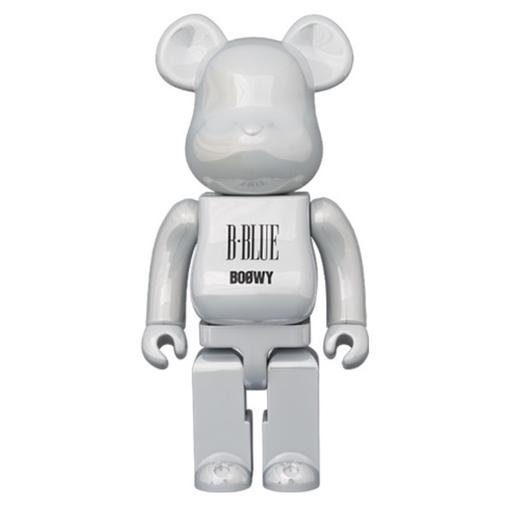 Bearbrick BOOWY B·BLUE 白色电镀 1000% 商品图0
