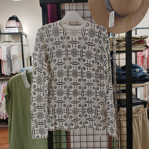 女圆领羊绒长袖冷衫2237 商品图0