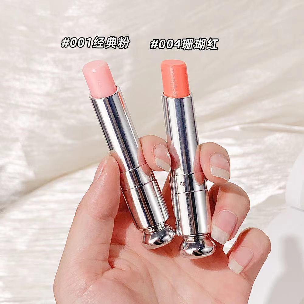 渠道货【迪奥变色唇膏正装】官网350👀 人手一只的唇膏，让人怦然心动的粉嫩！🤗 明星色号#001经典粉/#004珊瑚红。
