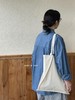HARVESTY 牛仔蓝炭黑白色宽松衬衫 商品缩略图9