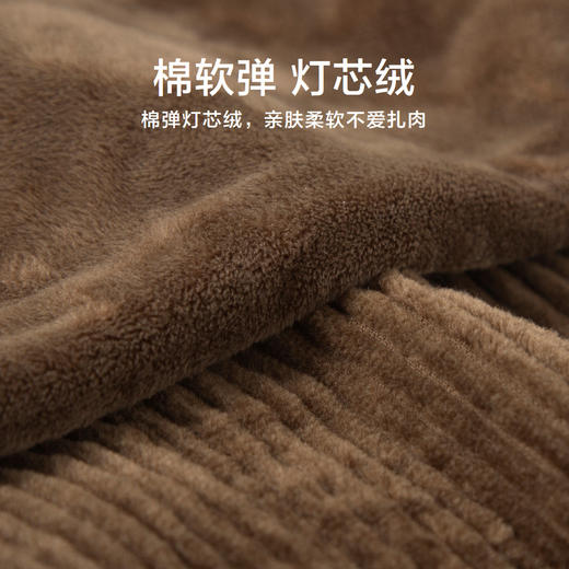 迷你巴拉男童女童休闲裤冬季宝宝加绒保暖复古灯芯绒长裤 商品图3