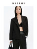 HIDEMI 简约设计感黑色廓形西装外套 商品缩略图4
