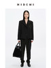 HIDEMI 简约设计感黑色廓形西装外套 商品缩略图1