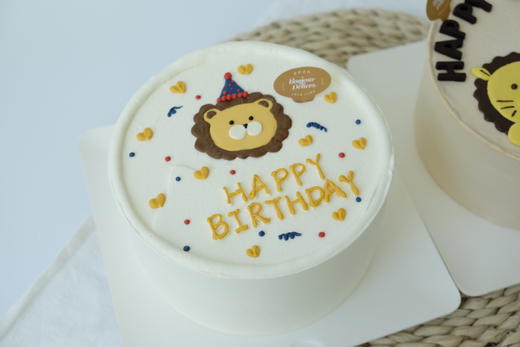 狮子主题手绘蛋糕 商品图0