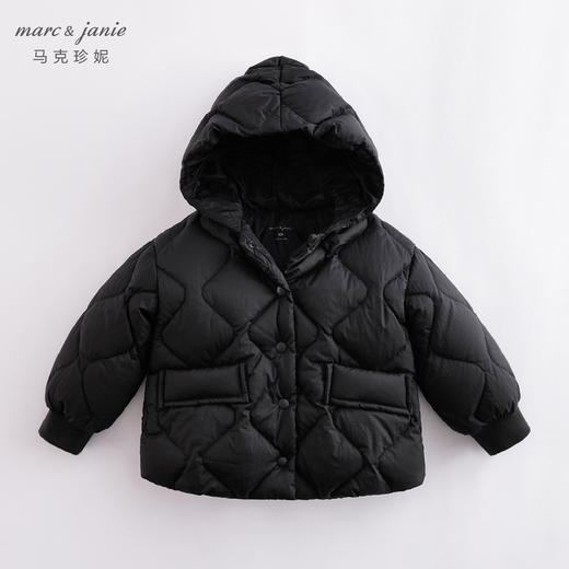 马克珍妮冬装新款 女童时尚金属色加厚保暖羽绒服221661 商品图1