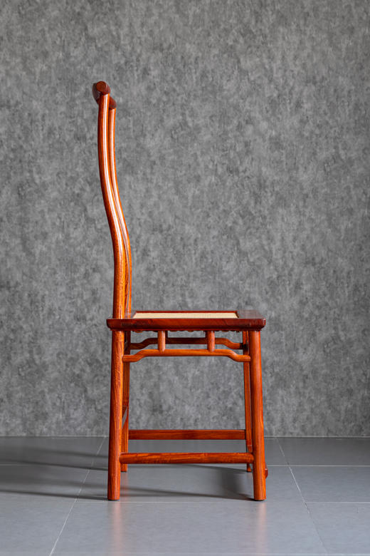 红桥红  家具严选  缅甸花梨（大果紫檀）【马未都 S背 灯挂椅】 商品图9