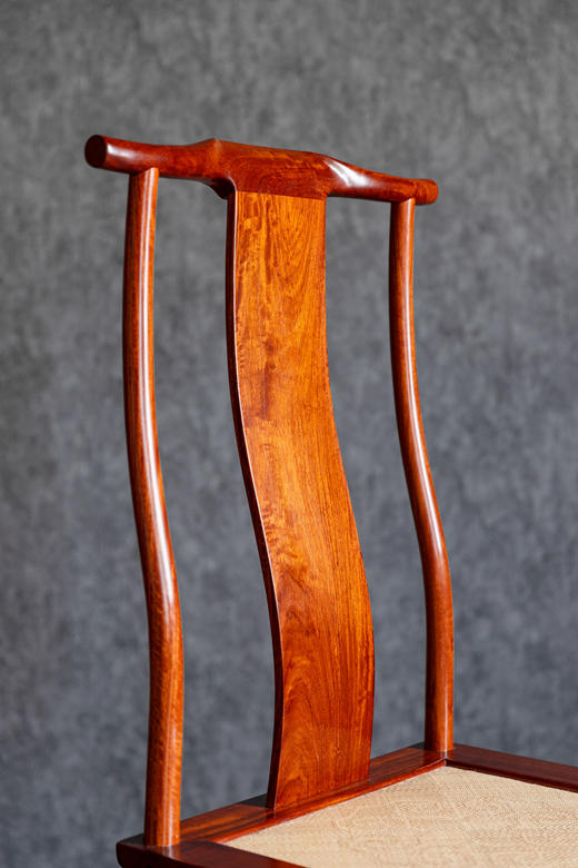 红桥红  家具严选  缅甸花梨（大果紫檀）【马未都 S背 灯挂椅】 商品图7