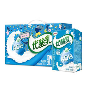 伊利优酸乳AD钙乳饮料250ml*24盒