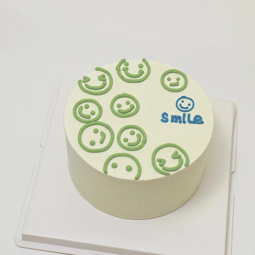 要记得微笑哦 smile｜简约创意生日蛋糕 商品图1