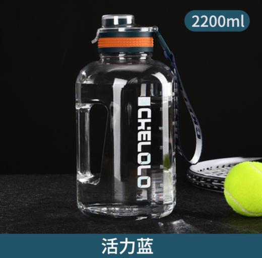 大容量户外健身大肚水壶水杯(透明系列)2200ml  礼品类 商品图2