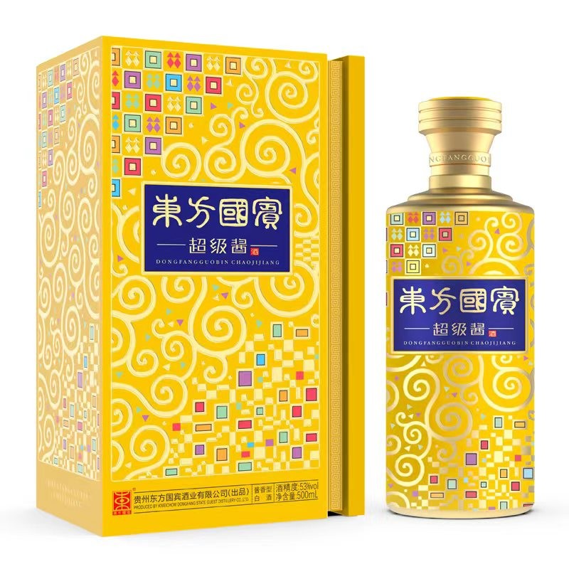 东方国宾超级酱（金）白酒500ml/瓶