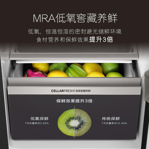 卡萨帝（Casarte）原石系列500升对开双开门 自由嵌入式家用超薄大容量冰箱 变频无霜 BCD-500WLCTS7MGYU1 商品图1