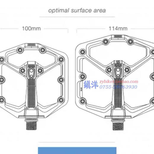 美国Crankbrothers打蛋器Stamp系列山地自行车轴承平板脚踏AM超轻 商品图3