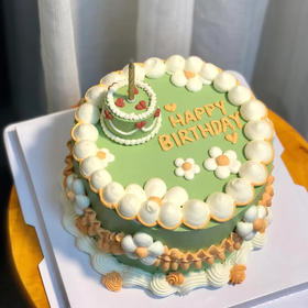 清新小花花 | 复古手绘蛋糕