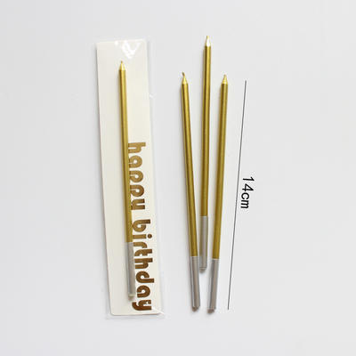 香槟金直蜡烛 商品图0