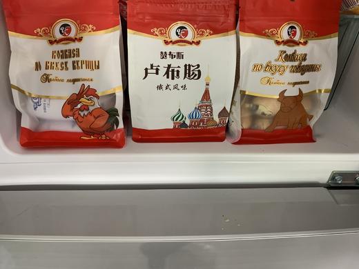 【中欧班列精选】俄罗斯风味牛筋肠小卢布肠鸡肉肠牛肉肠袋装1袋6根 300克 即食 商品图13