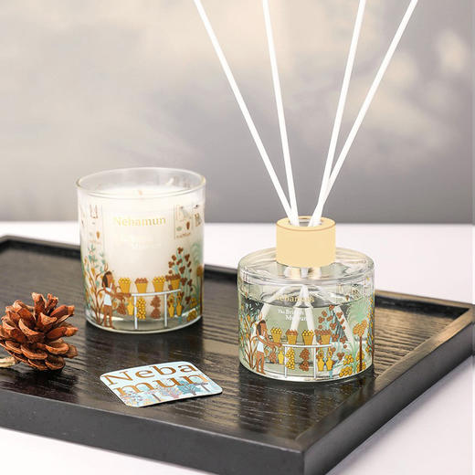 （分两个包裹发货）大英博物馆内巴蒙花园香氛蜡烛套装+SKG BP3颈椎热敷枕BP3【LXKG4.0】 商品图1