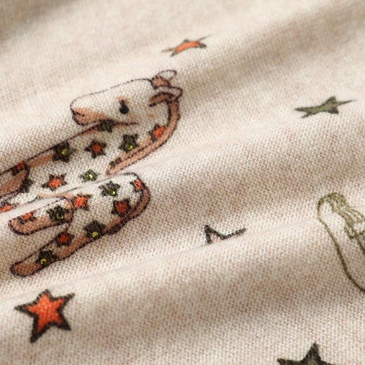 QY 6221羊毛衫印花外穿洋气宽松版气质上衣 商品图4