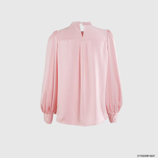 小众珍珠别致荷叶边衬衣 商品图1