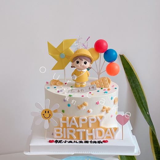 小黄帽女孩蛋糕-低糖处理无添加 商品图1