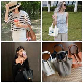 无标经典百搭菜篮子·进口头层togo牛皮，人手两只不后悔