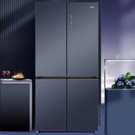 海尔（Haier）冰箱BCD-606WGHTD14BRU1晶釉蓝