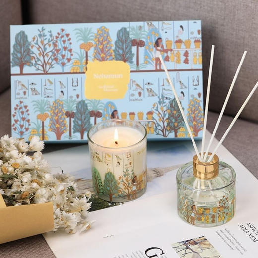 （分两个包裹发货）大英博物馆内巴蒙花园香氛蜡烛套装+SKG BP3颈椎热敷枕BP3【LXKG4.0】 商品图2