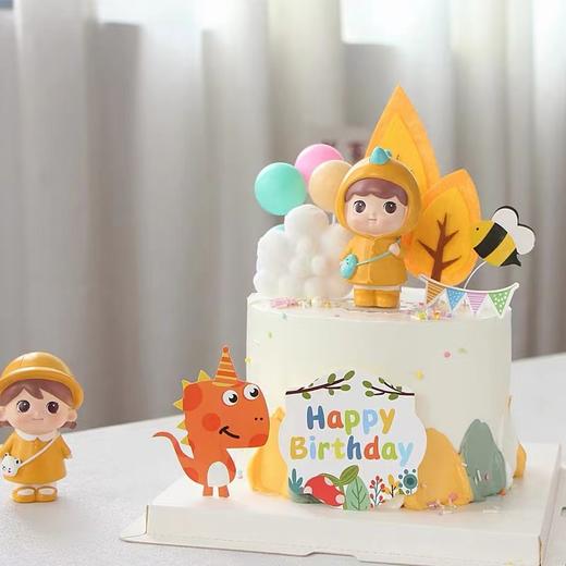 恐龙男孩 | 创意卡通生日蛋糕 商品图0