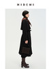 HIDEMI 简约微褶皱设计感廓形风衣 栗子色/黑色 商品缩略图10