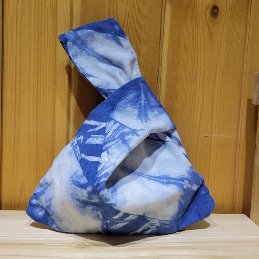 【榕江 · 扎染手提包】民族风手工制作单肩包植物蓝染包 商品图3