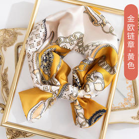 【积分兑换】网红款丝巾女春秋夏季长款领巾围巾丝巾飘带仿真丝韩版百搭细窄长条丝巾