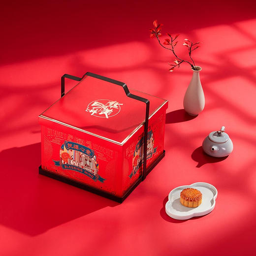 华美月饼礼盒祝福心意1000g 商品图3