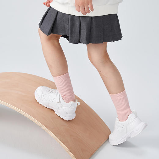 卡特兔儿童运动鞋童鞋小白鞋女童男童鞋2022春秋透气防滑跑步鞋子 商品图2