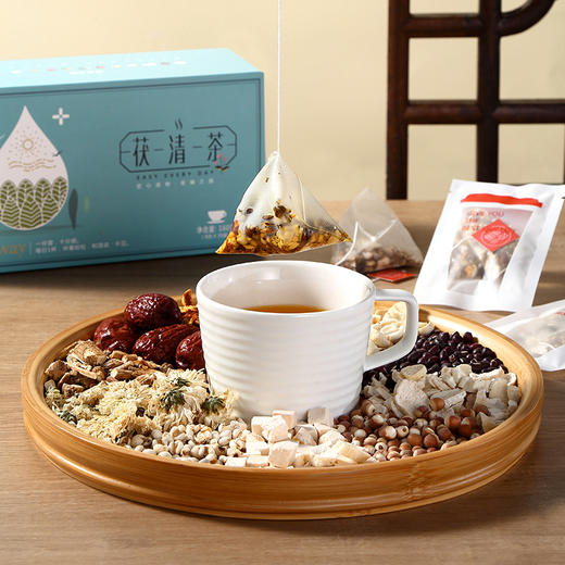小碗茯清茶20包/盒 3秒速泡 薏苡仁赤小豆茯苓健康茶包 告别湿烦 买二送一 商品图0