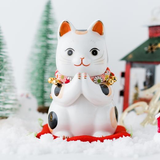 日本药师窑招财猫大号彩绘祈愿招财猫（储蓄罐款） 商品图4
