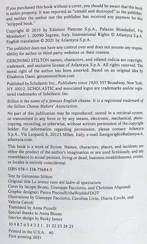 【中商原版】Geronimo Stilton 老鼠记者78 Mysterious Eye of the Dragon 儿童插图章节书 故事图画书 英文原版 进口图书 商品图4