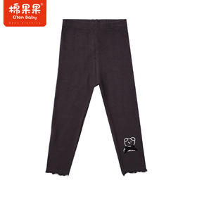 商场同款棉果果秋季新款女童针织纯棉百搭打底裤舒适柔软M322206222454