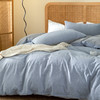 新疆长绒棉【恩宜贝】水洗棉四件套 莫兰迪拼色系列 睡在云端的舒适 商品缩略图3