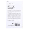 【中商原版】黑格尔：法哲学原理 英文原版 Philosophy Of Right G. W. F. Hegel 商品缩略图1