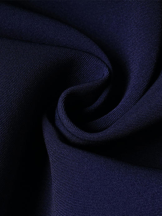 「深海谧蓝」西装裙  优雅满溢 米思阳2026春季新款气质通勤挺阔西装连衣裙修身收腰中长裙子2737 商品图4