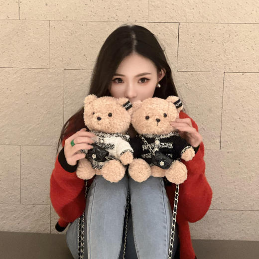 潮流出行 高颜值送女生 | HOTPLUS 保温杯可爱便携带吸管小熊水杯360ml[福利品] 商品图3