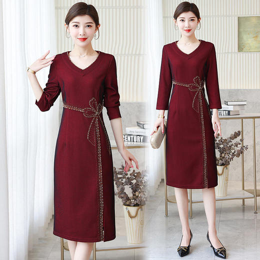 结婚礼服妈妈装新秋款高贵喜婆婆婚宴旗袍大码轻款女SXY-2653 商品图2